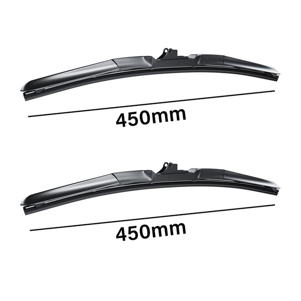 Auto ruitenwissers op de voorruit voor Peugeot 205 Hatchback, Cabriolet (01.1983-12.1998) - hybride bladen