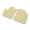 Velours automatten voor Chevrolet Spark I M200/M250 Hatchback (2005-2009) - beige