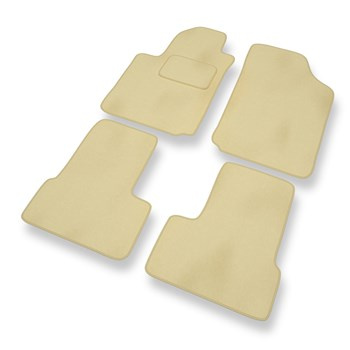 Velours automatten voor Citroen C3 I Hatchback, Cabriolet (2002-2009) - beige