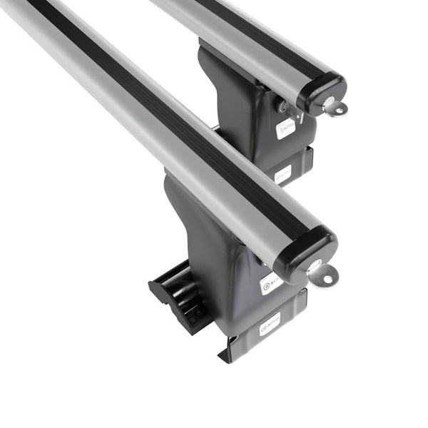 Basisrek voor het autodak voor Audi A6 C5 Avant (1998-2004) - zilver Imperiaal - zonder bevestigingsmateriaal - Aluminium