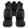 Een set universele autohoezen voor Fiat Punto GRANDE, EVO, 2012 (2005-2018) - TG-G