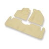 Velours automatten voor Chevrolet Rezzo MPV (2004-2008) - beige