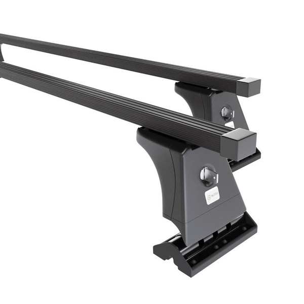 Basisrek voor het autodak voor Mazda 6 mk II Sedan (2008-2012) - zwart Imperiaal - bevestigingspunten - Staal