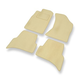 Velours automatten voor Toyota 4Runner IV SUV (2003-2023) - beige