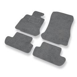 Velours automatten voor BMW 6 M6 F13 Coupé (2012-2018) - grijs