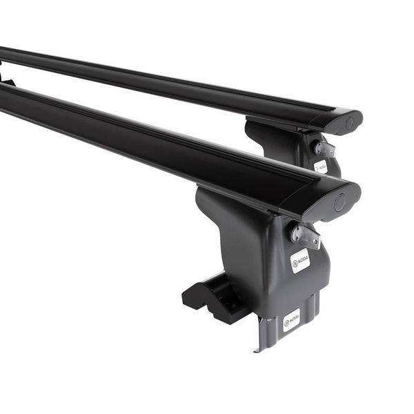 Basisrek voor het autodak voor Toyota Yaris mk I Hatchback (2004-2005) - zwart Imperiaal - zonder bevestigingsmateriaal - Aluminium