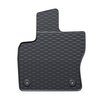Rubberen matten voor de Skoda Kodiaq I SUV (2016-2024) - zwart - 4 stuks