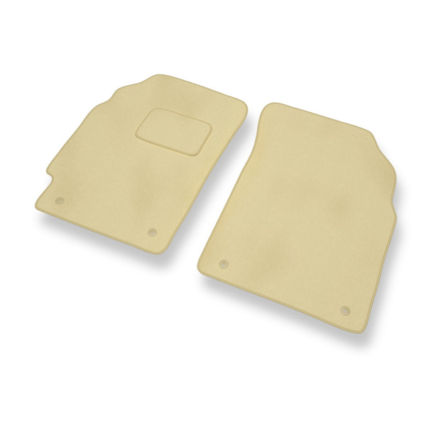 Velours automatten voor Chevrolet Spark II M300 Hatchback (2010-2015) - beige