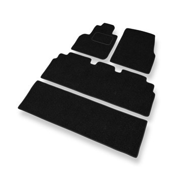 Vilten automatten voor Renault Espace IV MPV (2002-2014) - zwart