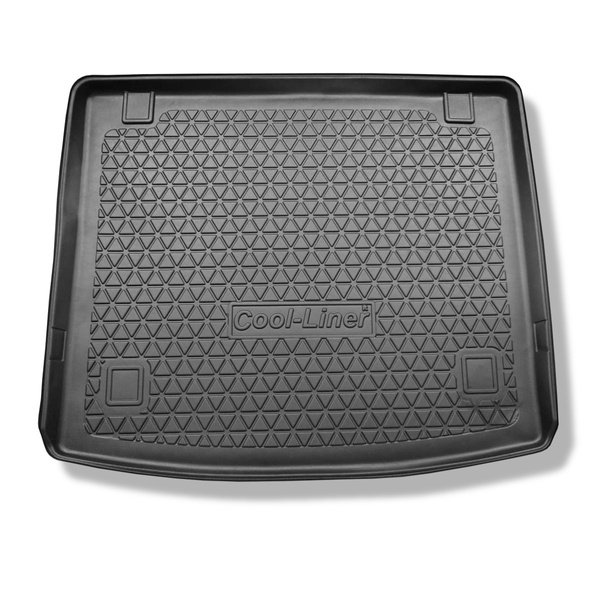 Kofferbakmat op maat voor: Fiat Doblo II Stationwagen (2010-06.2022) - 5 stoelen (voor modellen zonder de mogelijkheid om een dubbele kofferbodem te installeren)
