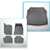 Set kofferbakmat en automatten TPE PREMIUM op maat gemaakt voor: BMW 2 G42, G87 Coupé (01.2022-....)