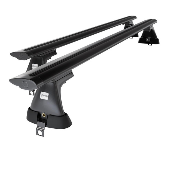 Basisrek voor het autodak voor Mercedes-Benz S Klas W220 Limousine (1999-2005) - zwart Imperiaal - zonder bevestigingsmateriaal - Aluminium