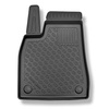 Set kofferbakmat en automatten TPE PREMIUM op maat gemaakt voor: Tesla Model X SUV (10.2016-12.2020) - 6/7 zitplaatsen; voorzijde set; bovenste bagageruimte; achter de 2e zitrij (3e zitrij verlaagd)