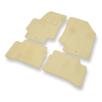 Velours automatten voor Hyundai Accent III Sedan (2006-2011) - beige