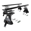 Basisrek voor het autodak voor Alfa Romeo 166 Sedan (2004-2007) - zwart Imperiaal - zonder bevestigingsmateriaal - Aluminium