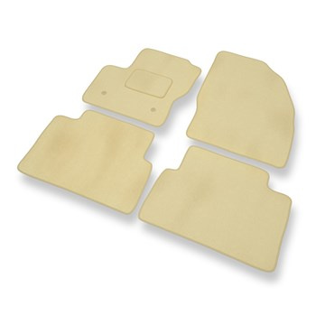 Velours automatten voor Ford C-Max II MPV (2010-2019) - beige