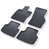 Rubberen matten voor de Skoda Octavia III Stationwagen, Liftback (2013-2020) - zwart - 4 stuks