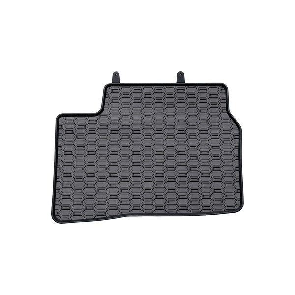 Rubberen matten voor de Kia Picanto II Hatchback (2011-2016) - zwart - 4 stuks