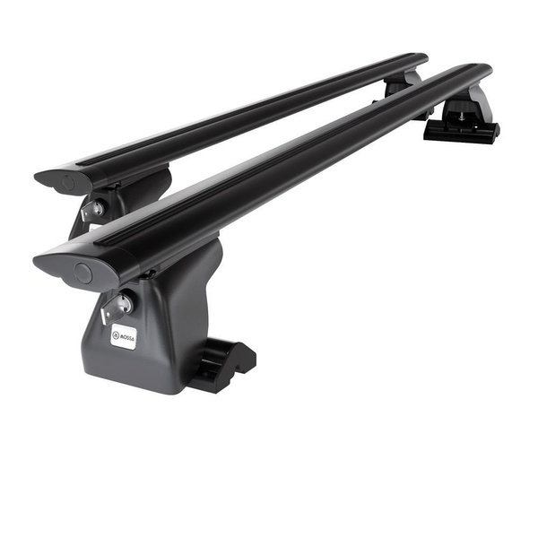 Basisrek voor het autodak voor Dodge Caravan MPV (2001-2007) - zwart Imperiaal - T-profiel - Aluminium