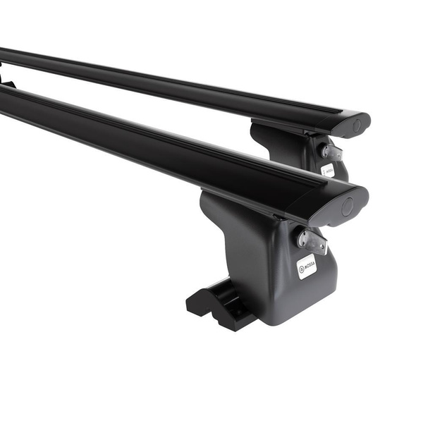 Basisrek voor het autodak voor Hyundai Terracan SUV (2001-2007) - zwart Imperiaal - T-profiel - Aluminium