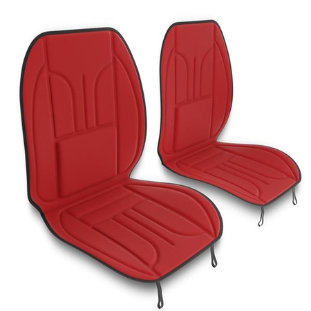 Geprofileerde beschermmat voor autostoelen Renault Clio 2 3 4 II III IV - rood