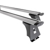 Basisrek voor het autodak voor Peugeot Boxer III Bus (2014-....) - zilver Imperiaal - bevestigingspunten - Aluminium
