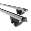 Basisrek voor het autodak voor Dacia Duster SUV (2010-2013) - zilver Imperiaal - railing - Aluminium