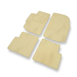 Velours automatten voor Peugeot 406 Coupé, Sedan, SW (1995-2004) - beige