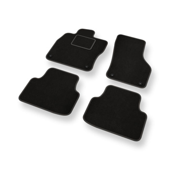 Velours automatten voor Skoda Octavia IV Stationwagen, Liftback (2019-....) - zw