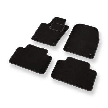 Velours automatten voor Jeep Grand Cherokee IV SUV (2010-2021) - zwart