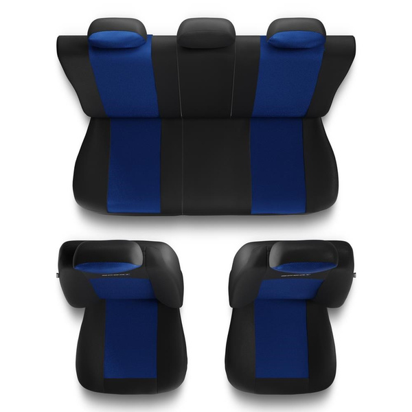 Een set universele autohoezen voor Dacia Logan I, II, III (2004-....) - S-BL