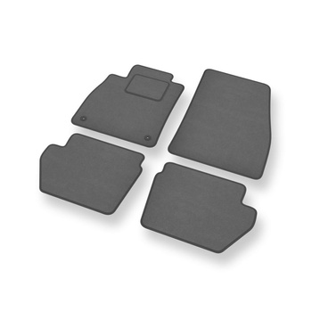 Velours automatten voor Ford Fiesta VIII Hatchback (2017-2023) - grijs