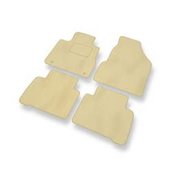 Velours automatten voor Nissan Murano II SUV (2009-2015) - beige