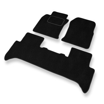 Velours automatten voor Toyota Land Cruiser J120 SUV (2002-2009) - zwart