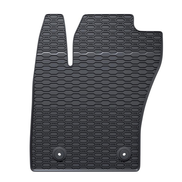 Rubberen matten voor de Fiat Tipo Hatchback, Stationwagen (2016-....) - zwart - 4 stuks