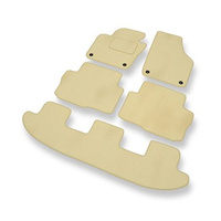 Velours automatten voor Seat Alhambra II (2010-2020) - beige