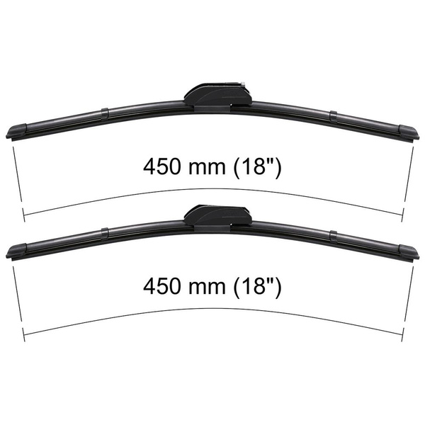 Auto ruitenwissers op de voorruit voor Mini Clubman R55 Stationwagen (11.2007-03.2012) - vlak bladen