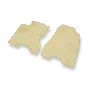 Velours automatten voor Nissan X-trail II SUV (2007-2013) - beige