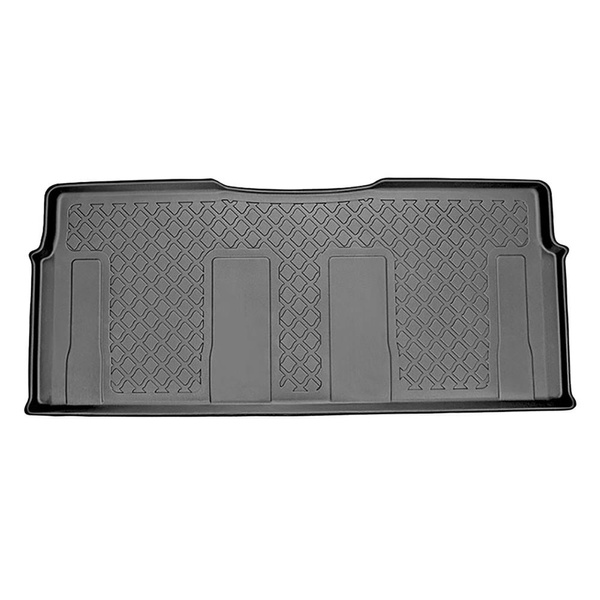 Set kofferbakmat en automatten TPE op maat gemaakt voor: Mercedes-Benz V Klas W447 Bestelwagen (10.2014-....) - Extra lange versie (wielbasis 3430 mm, voertuiglengte 5370 mm); zonder gedeelde bagageruimte; geen derde rij
