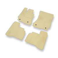 Velours automatten voor Mercedes-Benz S Klas W221 (verkorte versie) (2006-2013) - beige