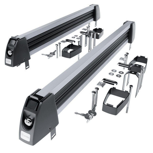 Skidrager op de imperiaal - Ski rack M-7705s - zilver - tot 5 paar ski's of 4 snowboards