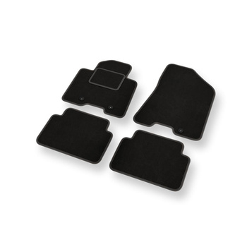 Velours automatten voor Kia Sportage IV SUV (2016-2021) - zwart