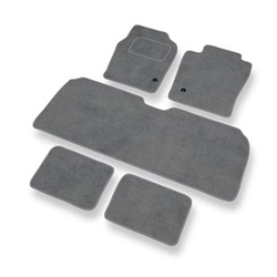 Velours automatten voor Toyota Previa II MPV (2000-2006) - grijs