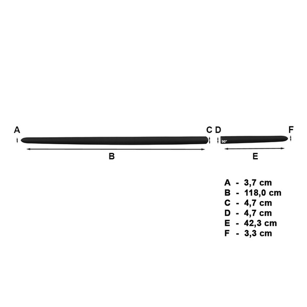 Zwarte zijlijsten voor Toyota Aygo Hatchback (3 deuren) - (2005-2013)