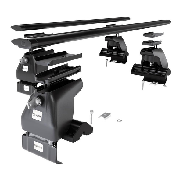 Basisrek voor het autodak voor Audi A6 C6 Limousine (2004-2010) - zwart Imperiaal - zonder bevestigingsmateriaal - Aluminium
