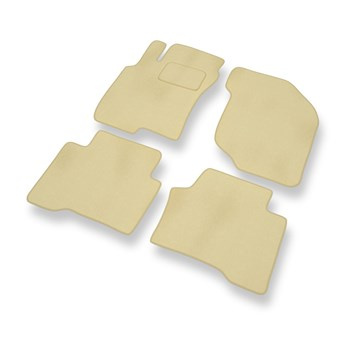 Velours automatten voor Nissan X-trail I SUV (2001-2007) - beige