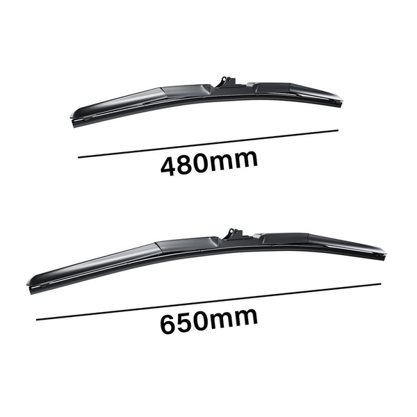 Auto ruitenwissers op de voorruit voor BMW 7 F01, F02, F04, G11, G12 Limousine (11.2008-2022) - hybride bladen