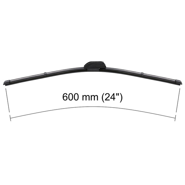 Auto ruitenwisser op de voorruit voor Mercedes-Benz E Klas W124, W210 Coupé, Cabriolet, Stationwagen, Limousine (07.1993-08.2003) - vlak blade