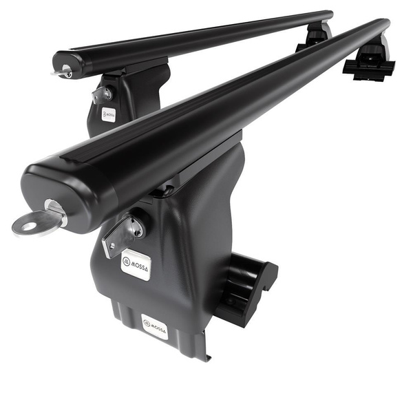 Basisrek voor het autodak voor Toyota Yaris mk I Hatchback (2004-2005) - zwart Imperiaal - zonder bevestigingsmateriaal - Aluminium