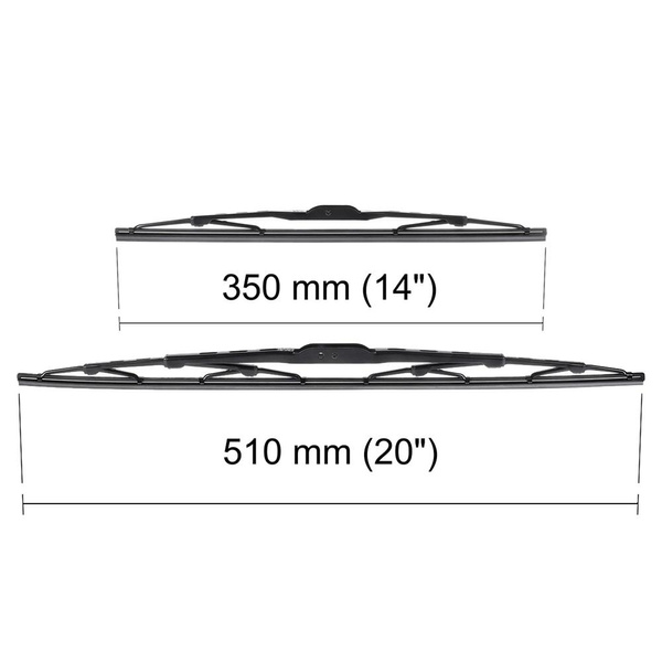 Auto ruitenwissers op de voorruit voor Daihatsu Terios I SUV (03.1997-12.2005) - standaard bladen